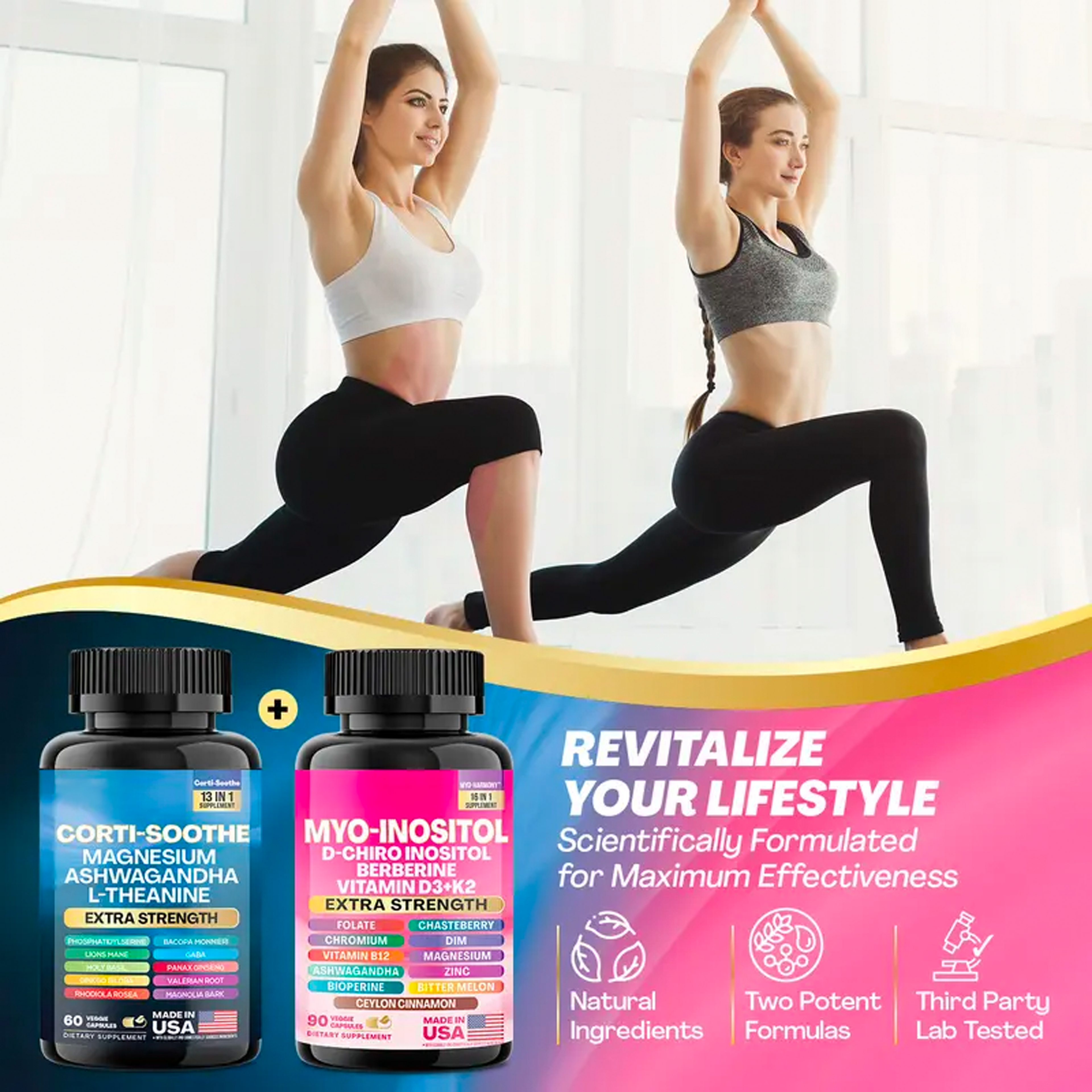 All-in-One Dietary Supplement - Multivitamin Combo with Extra Strength