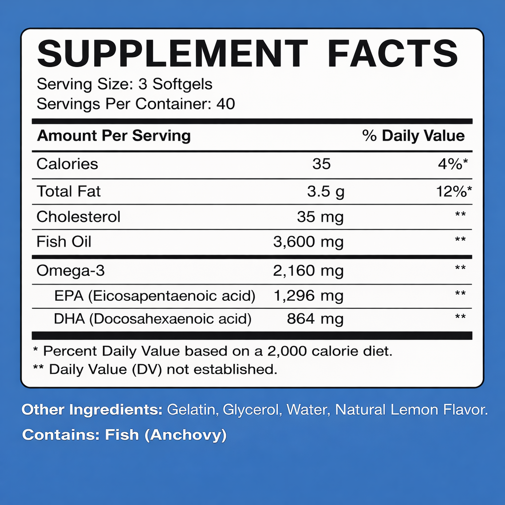 High Strength Cod Liver Capsules